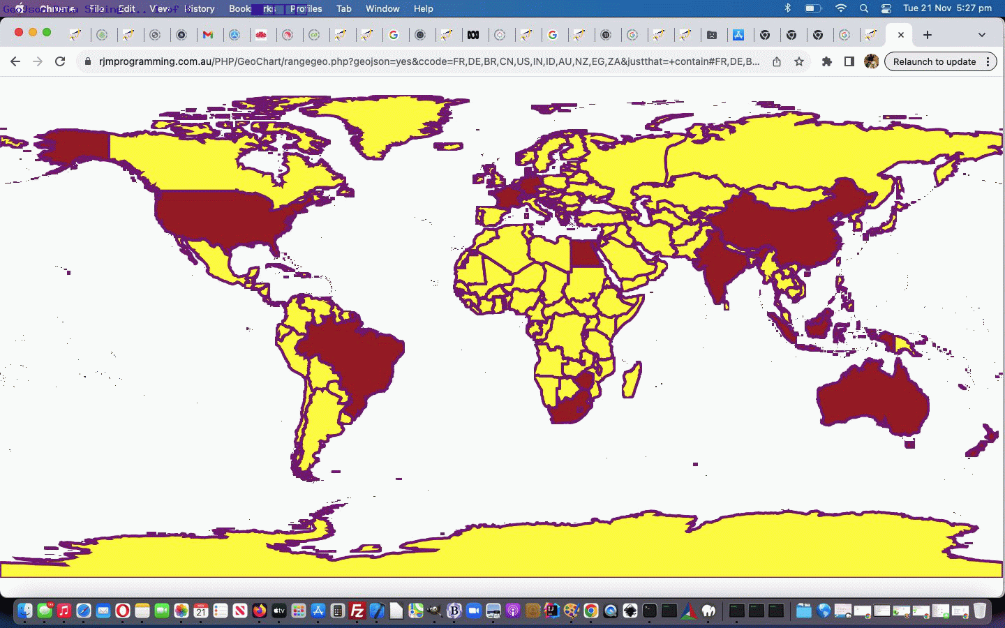 Google Chart Image Chart Map Chart GeoJson Sizing Tutorial Robert
