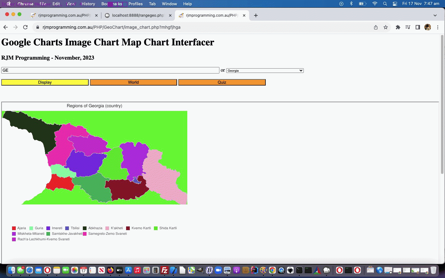 Google Chart Image Chart Map Chart Title Tutorial Robert James