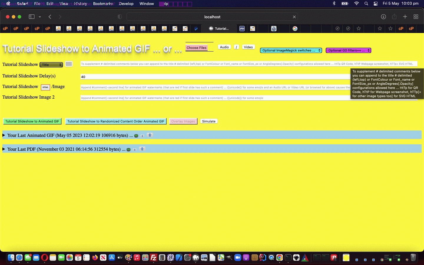 Animated GIF HTML Image Slide Tutorial Robert James Metcalfe Blog