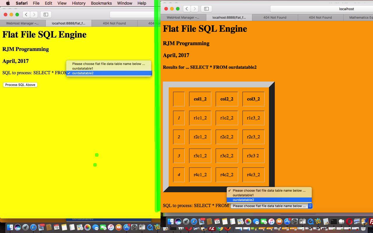 SQL for Flat Files Primer Tutorial Robert James Metcalfe Blog