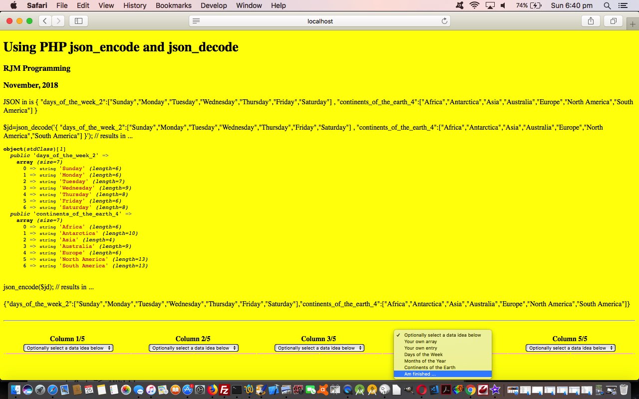 PHP JSON Decode and Encode Primer Tutorial Robert James Metcalfe Blog PHP JSON Decode and Encode Primer Tutorial Robert James Metcalfe Blog