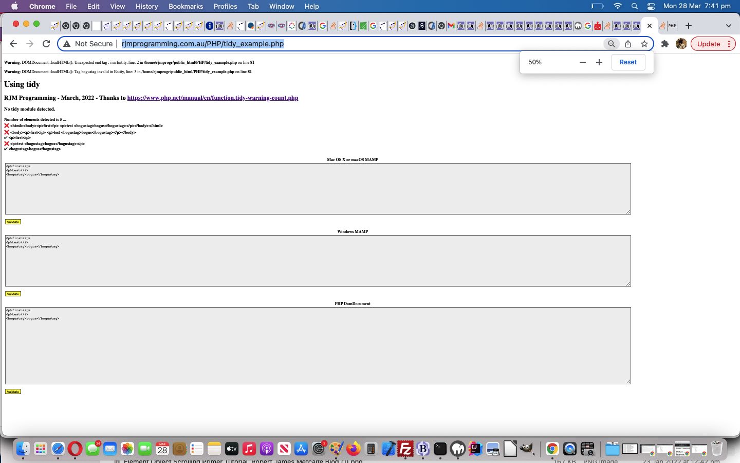 HTML Online Validation Tidy Errors Tutorial Robert James Metcalfe Blog