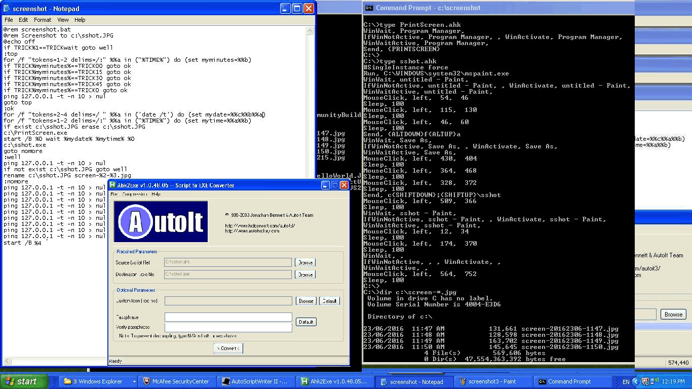 Windows Screenshot AutoHotKey Automation Primer Tutorial Robert James