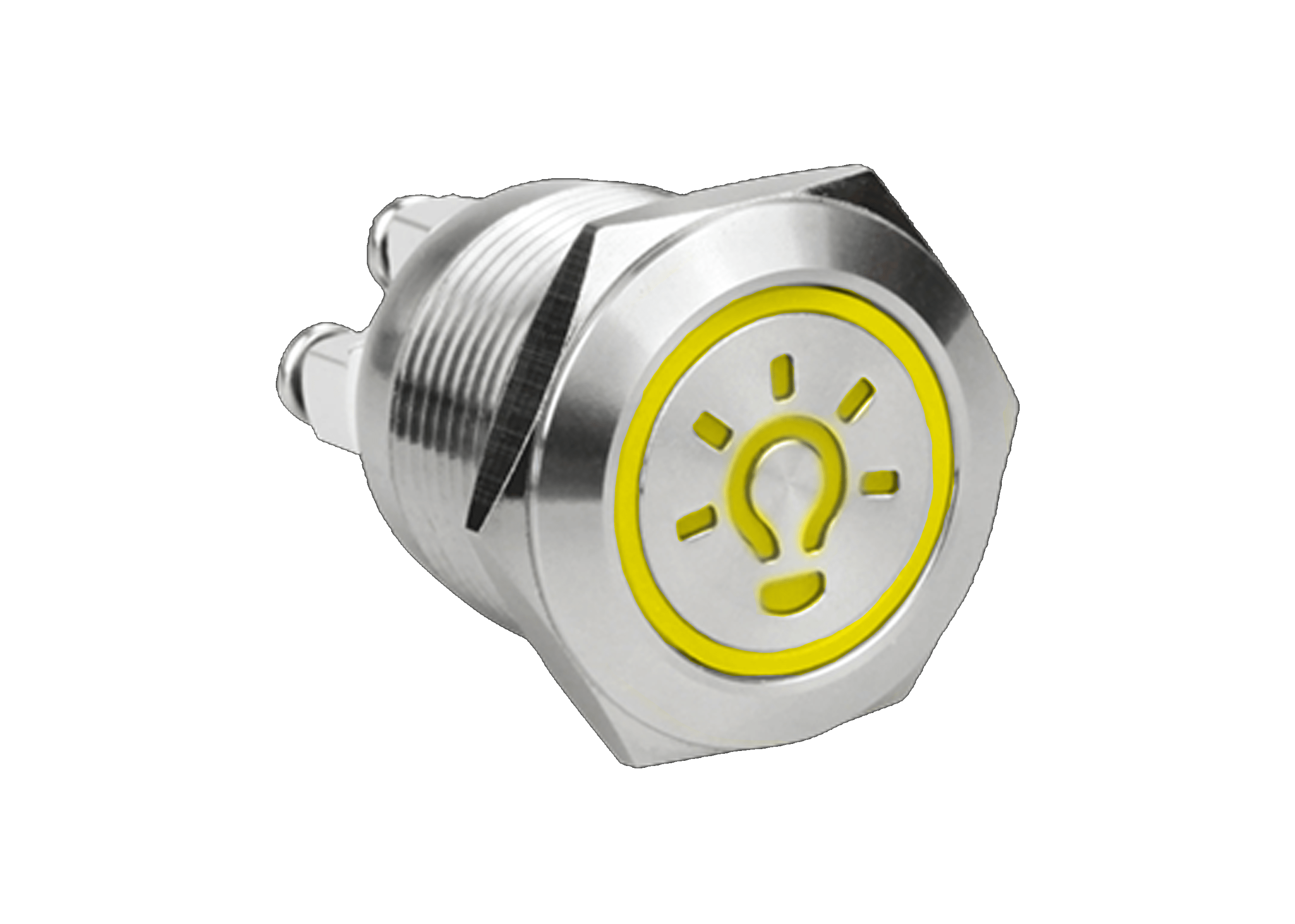 Push Button switches, light bulb. RJS Electronics Ltd