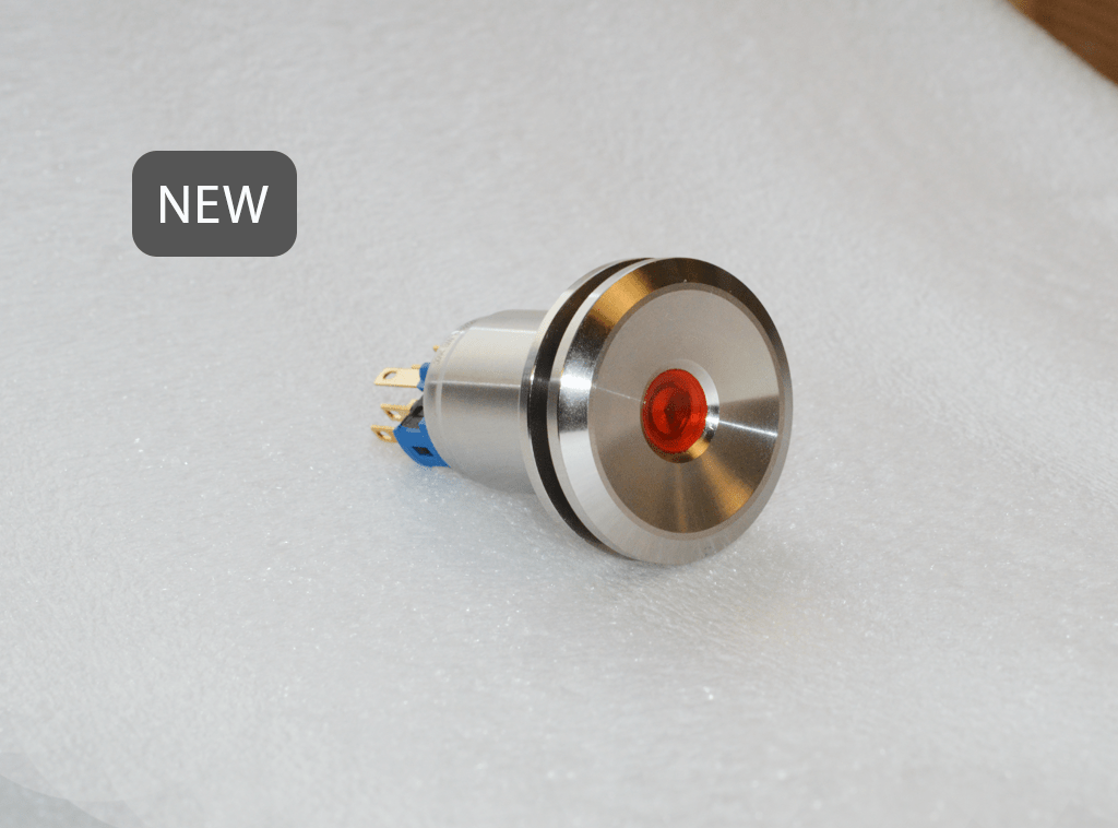 RJS10322LMDPanel Mount, Push Button Switch with LED illumination. Dot Illumination_ RJS