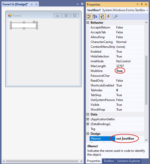 Windows Forms Projects with C++ in Visual Studio 2022