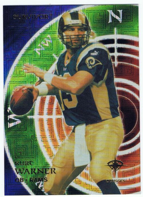 Warner, Kurt 2000 Collectors Edge Odyssey Survivor RK