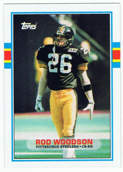 Woodson, Rod 1989 Topps Rookie RK Sports Promotions
