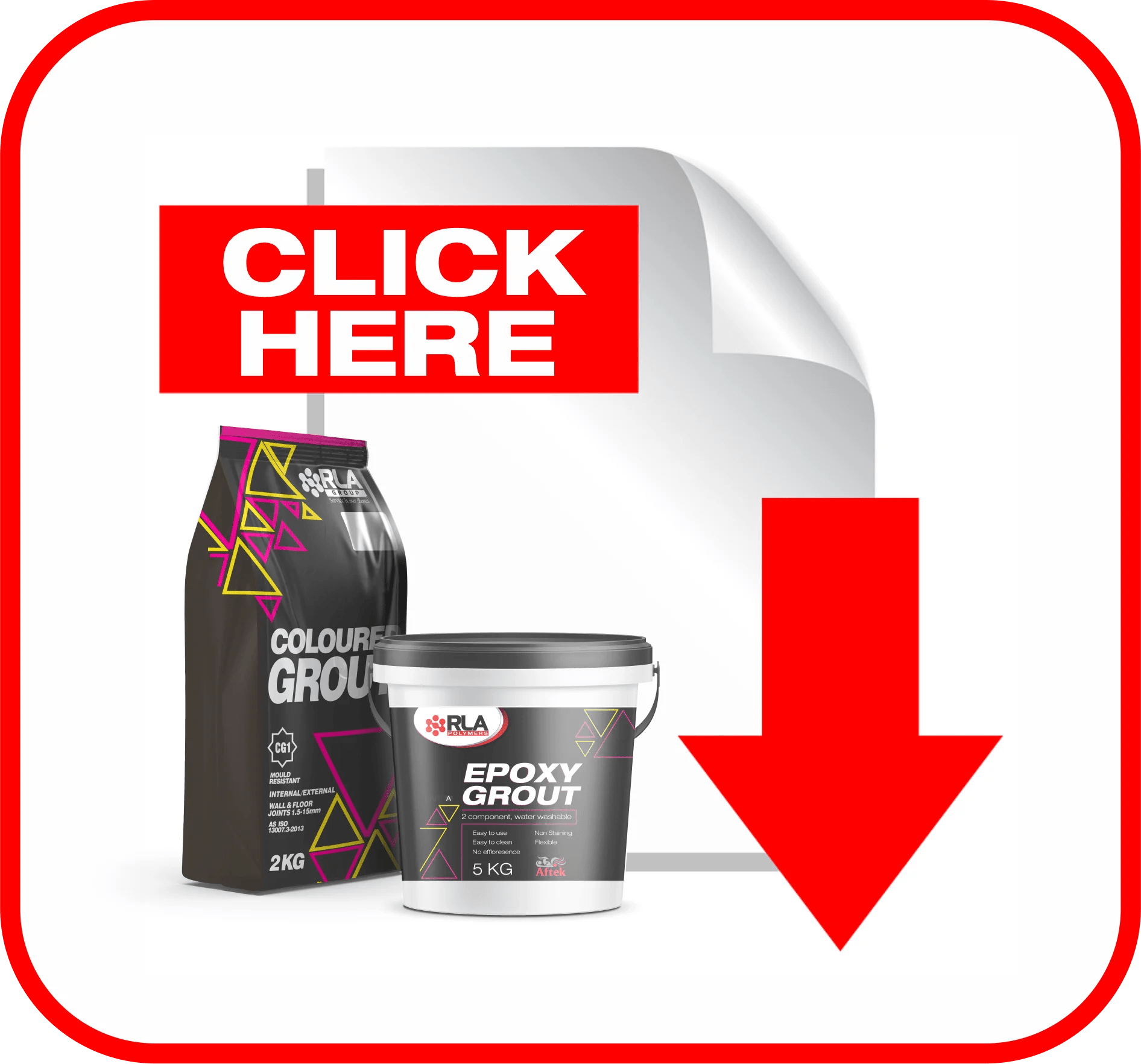 Grout Calculator RLA Polymers