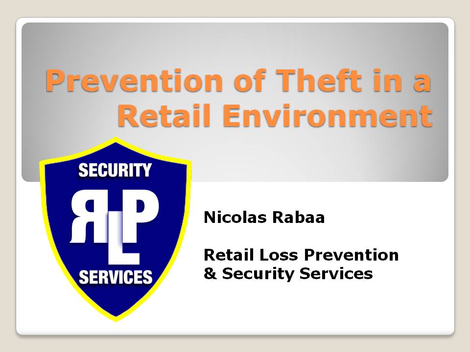 Loss Prevention Plan Template