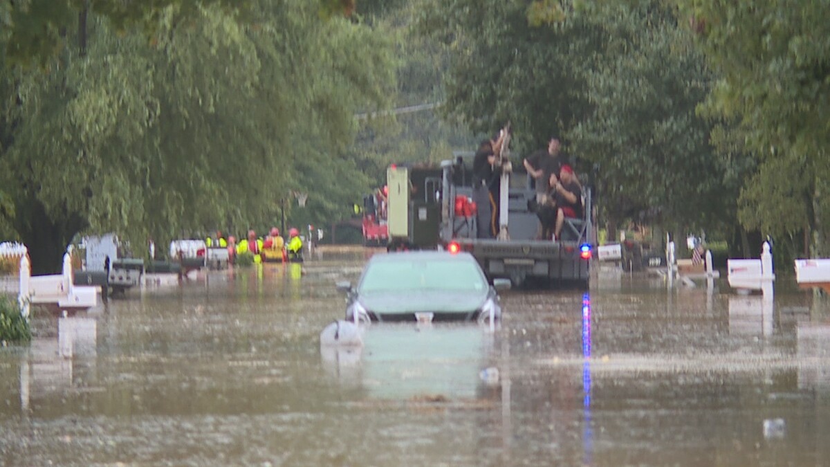 Homes Evacuated After Heavy Rain Causes Flash Floods in Middlesex