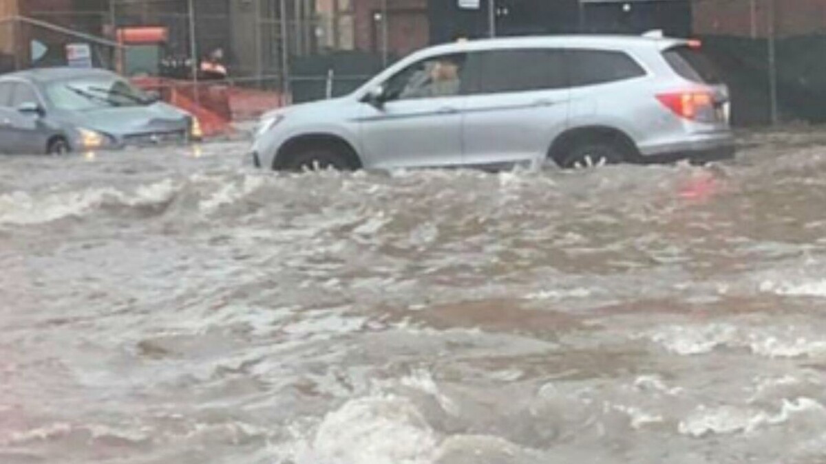 Heavy Overnight Rain Produces Flash Flooding in Northern NJ as the