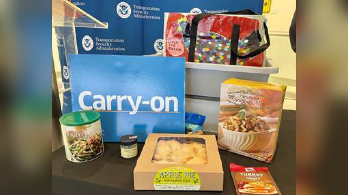 TSA's Thanksgiving Travel Tips What Foods to Pack and What to Carry
