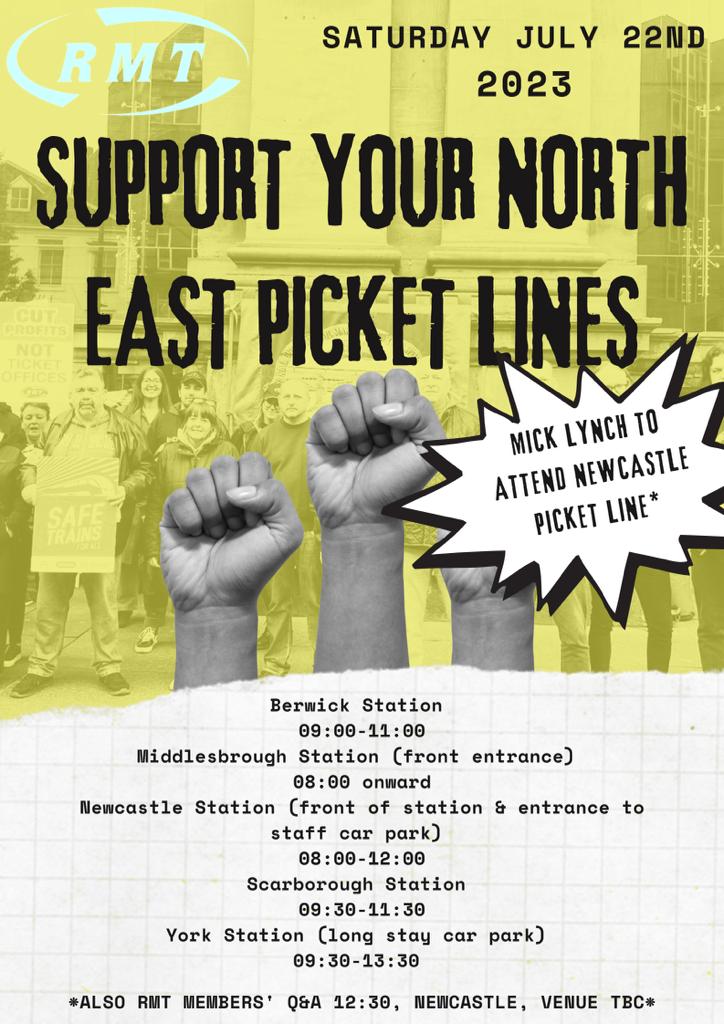 Picket Line Details rmt