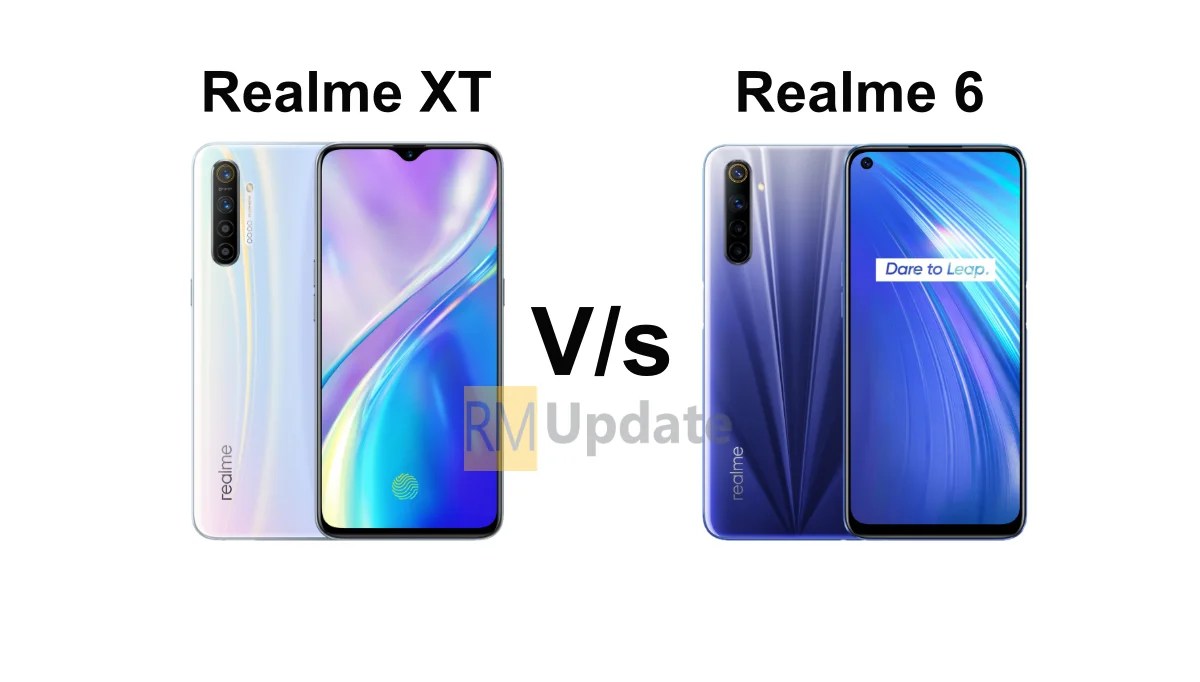 Realme XT vs Realme 6 Full Specs comparison