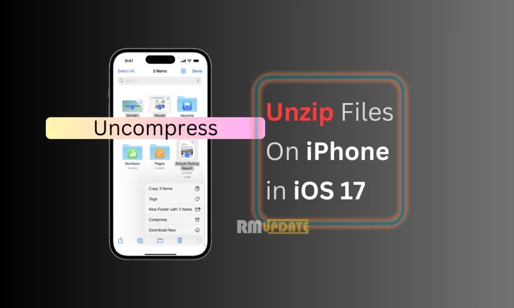 How To Unzip Files On iPhone in iOS 17?