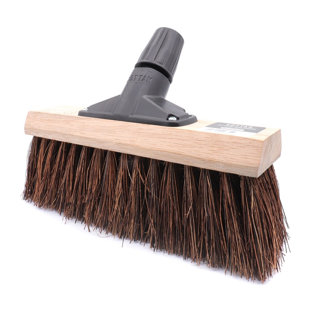 12″ Stiff Bassine Cottam Yard Brush Head R.M. Williams