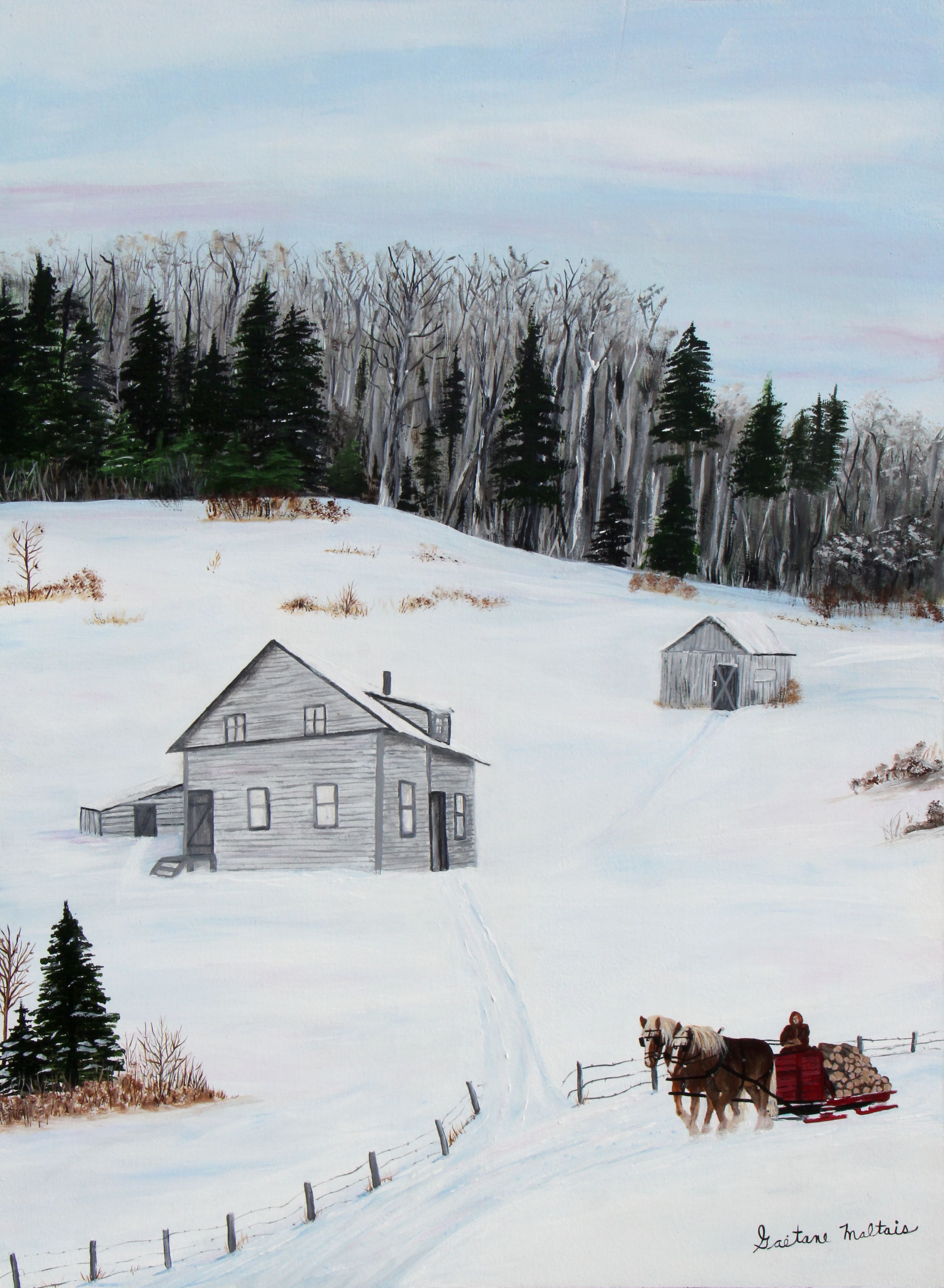 Hiver d'antan RouynNoranda ville de culture