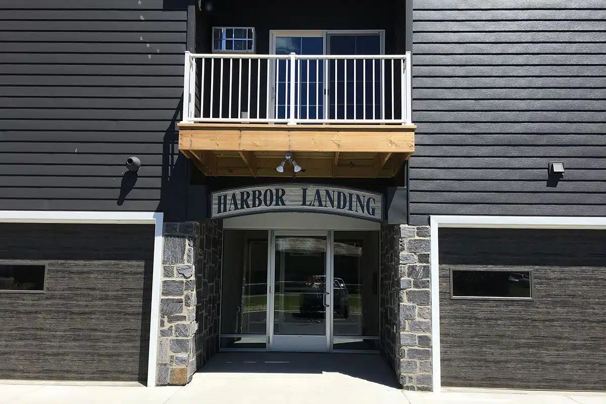 Harbor Landing Apartments Courtyard Property Management