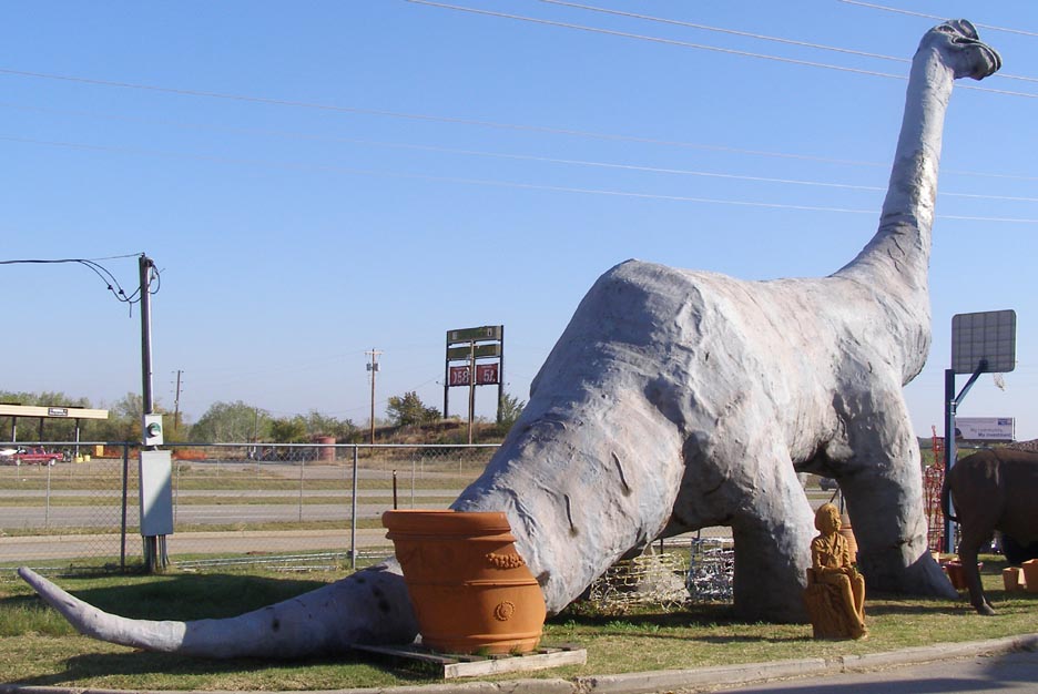 Oklahoma Dinosaur Statues
