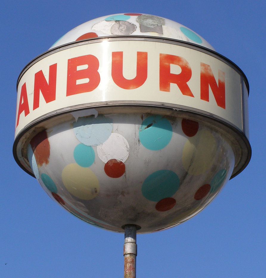 Village Laundry & Dry Cleaning Ball" Signs