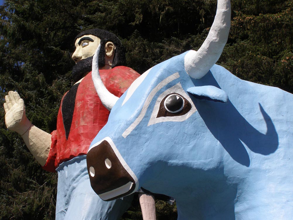 California Paul Bunyan Statues