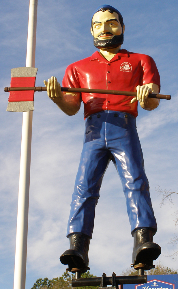 International Fiberglass Paul Bunyan Statues