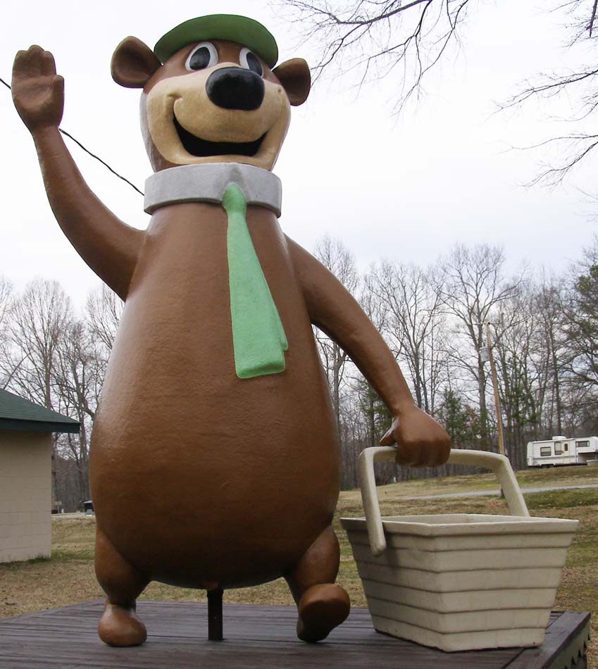 Yogi Bear Statues
