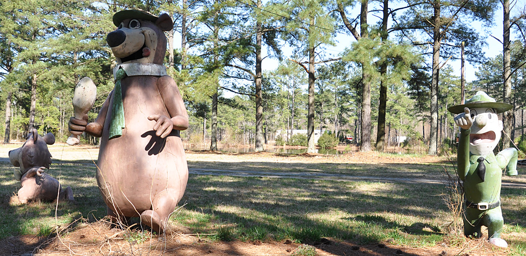 Yogi Bear Statues