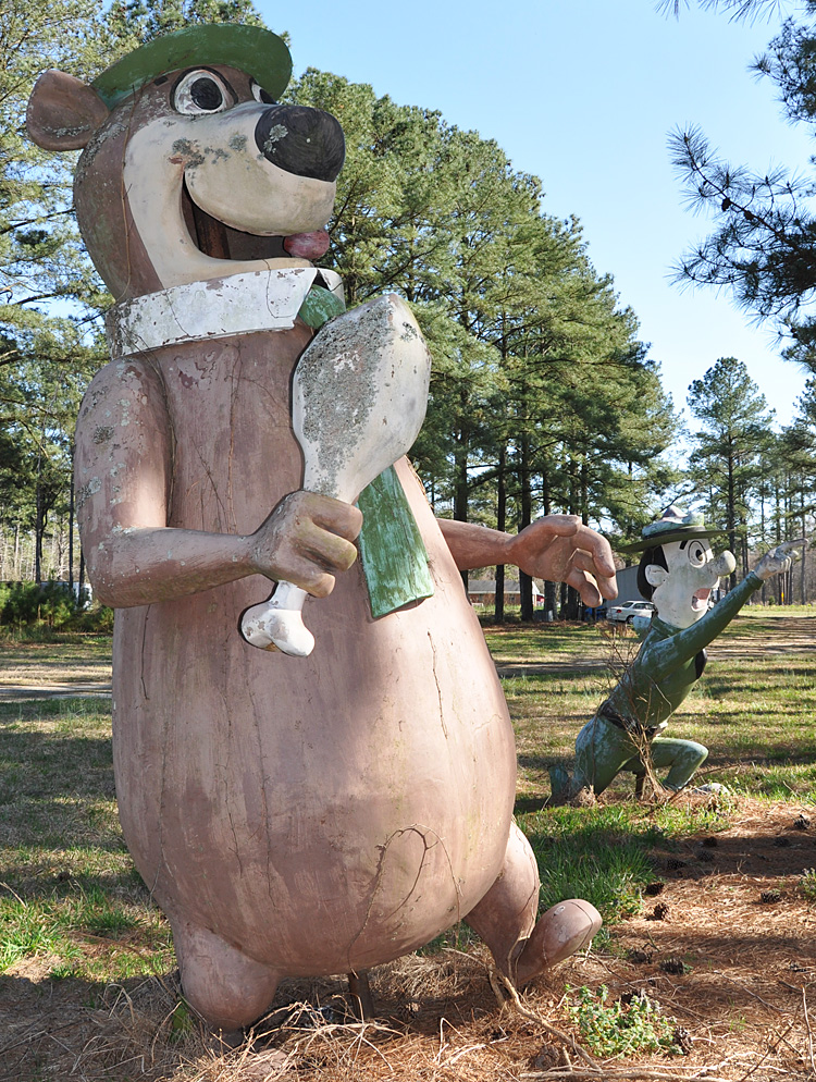 Yogi Bear Statues