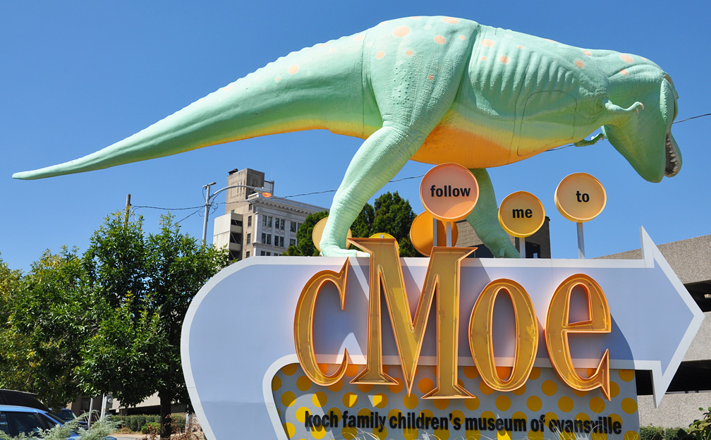 Indiana Dinosaur Statues