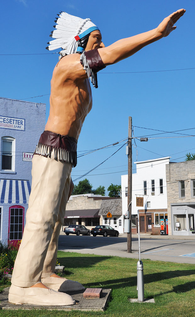 International Fiberglass Indian Statues