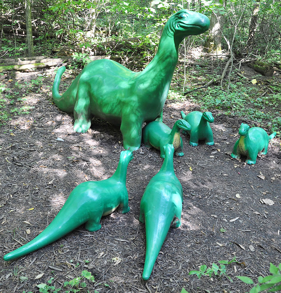 Ohio Dinosaur Statues