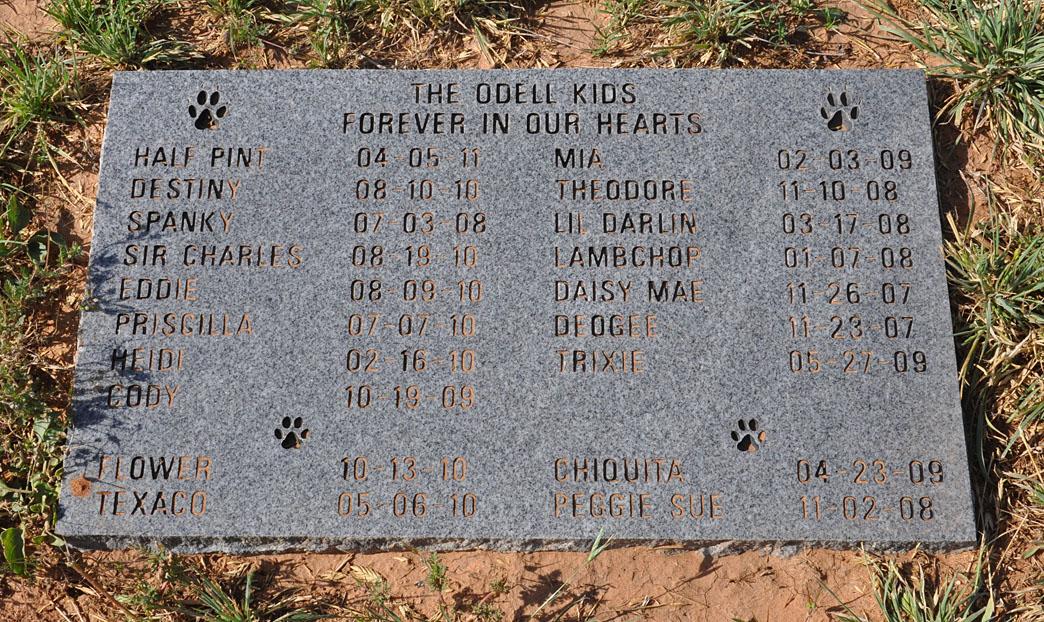 Texas Pet Cemeteries