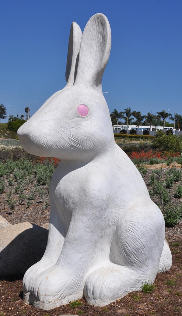 Rabbit & Hare Statues