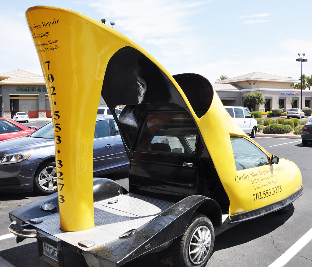 Car shaped like a high heel r/ATBGE