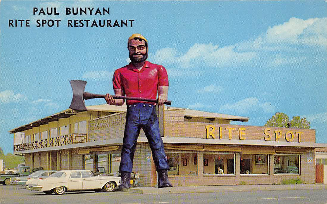 International Fiberglass Paul Bunyan Statues