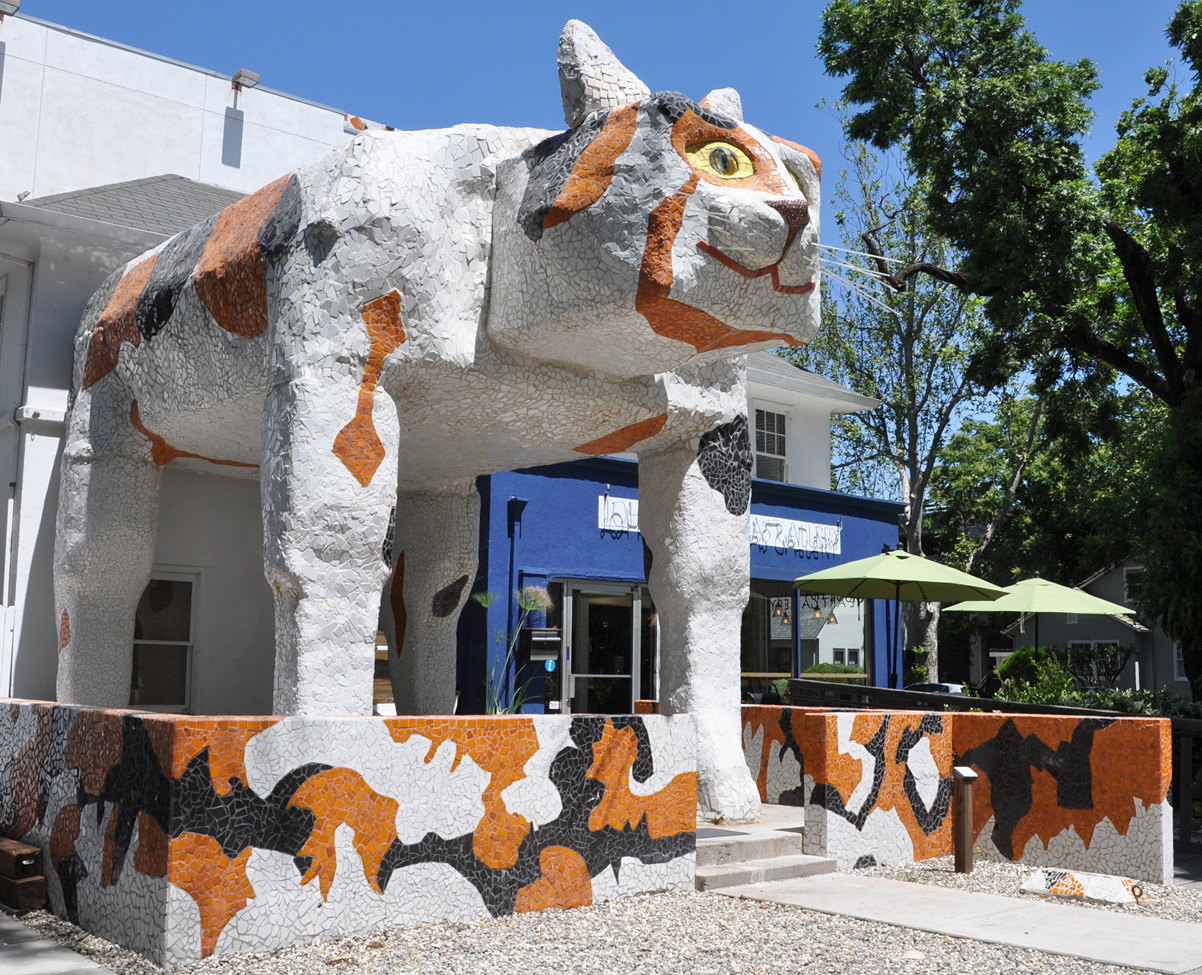 Domestic Cat Statues