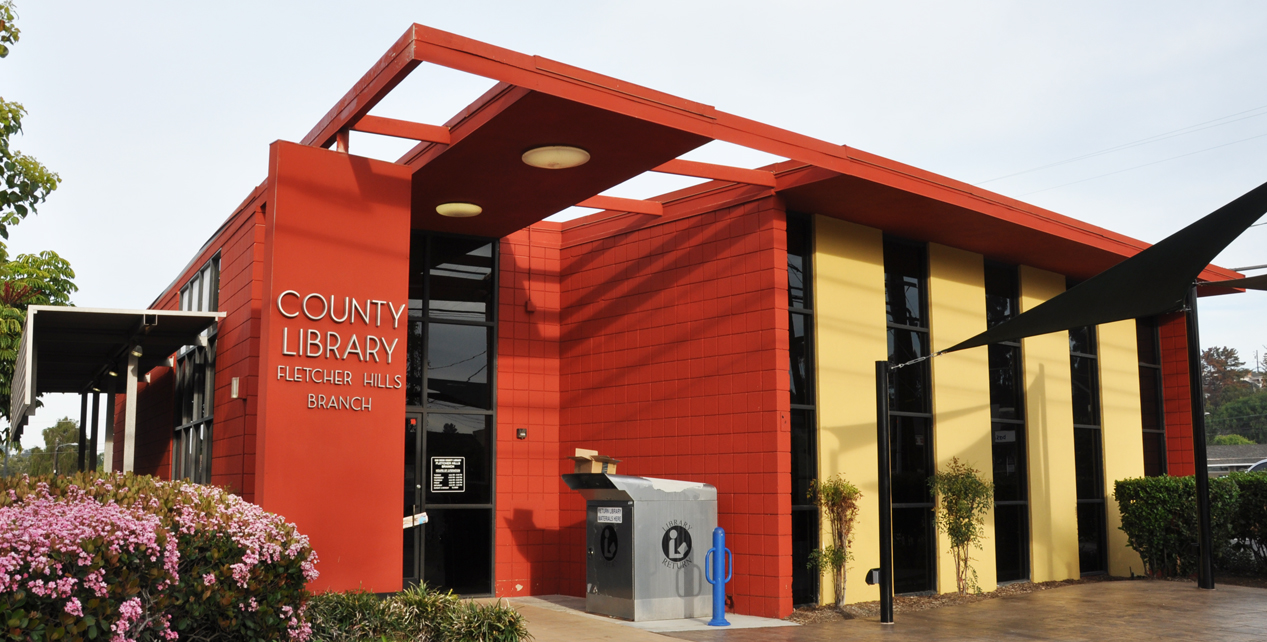 California MidCentury Modern Library Buildings