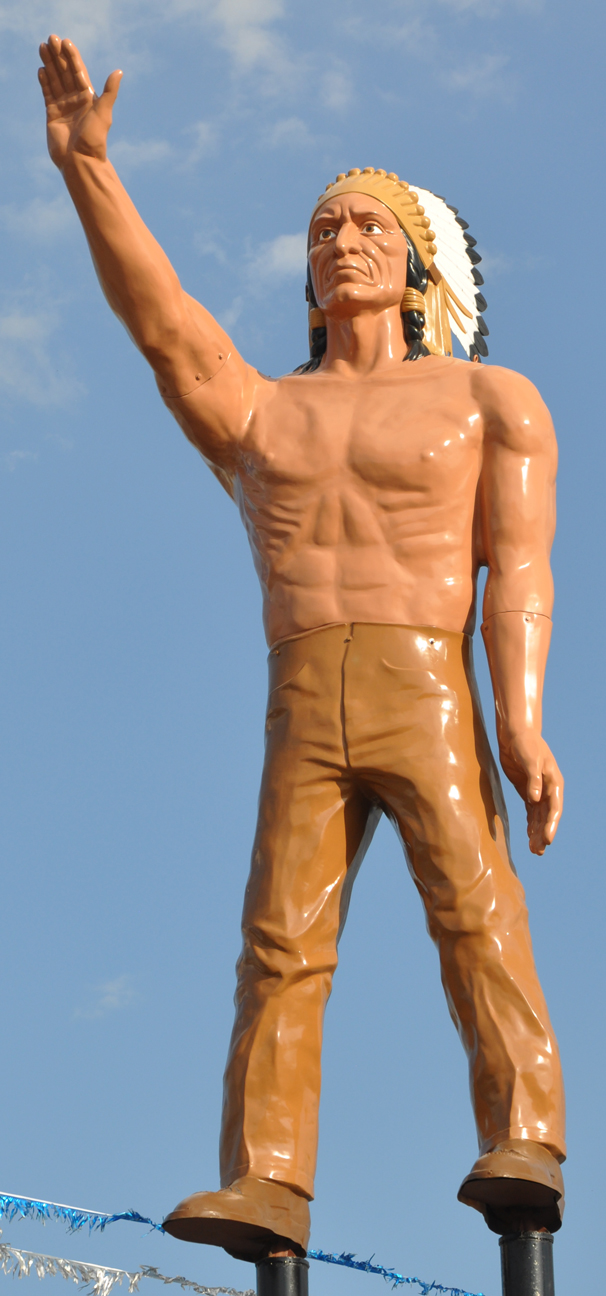 International Fiberglass Indian Statues