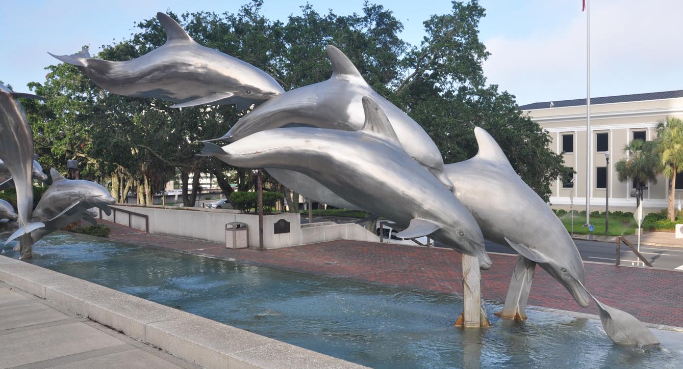 Dolphin Statues