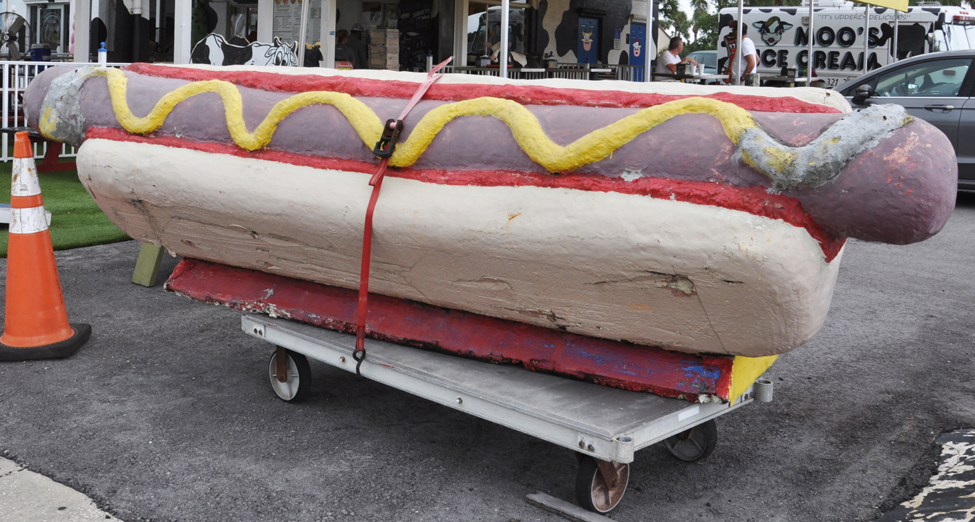Giant Hot Dog Statues