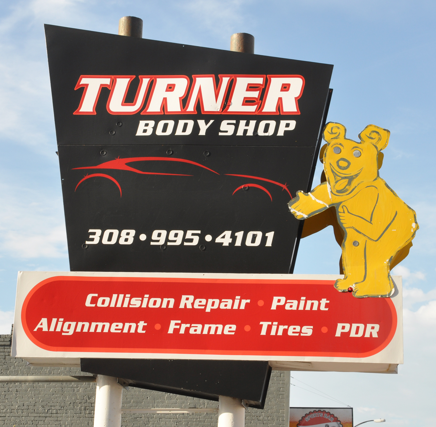 Bear Manufacturing "Happy Bear" Signs