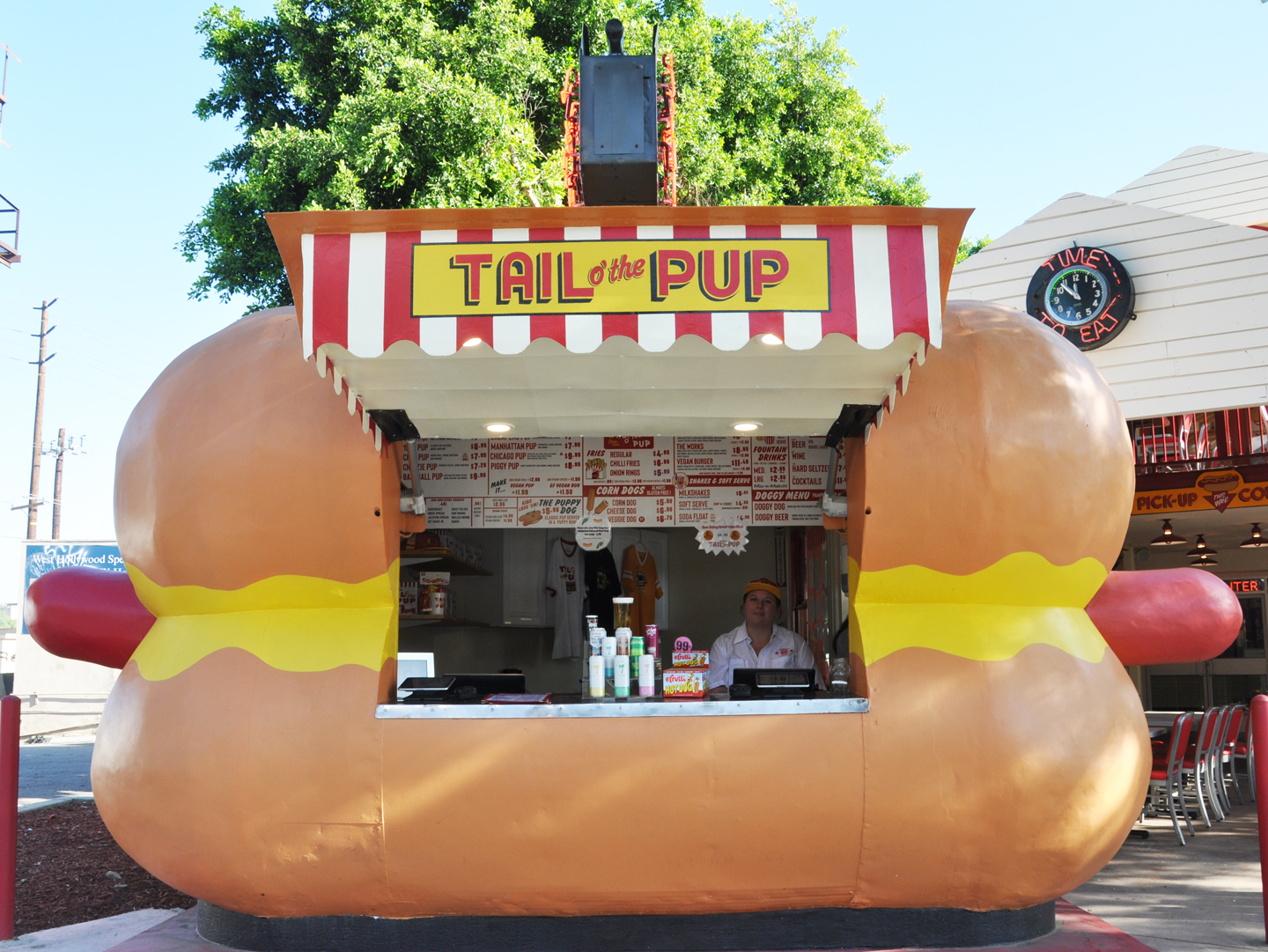 Giant Hot Dog Statues