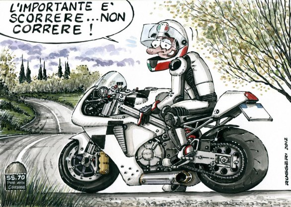 Regola base del divertimento in moto.