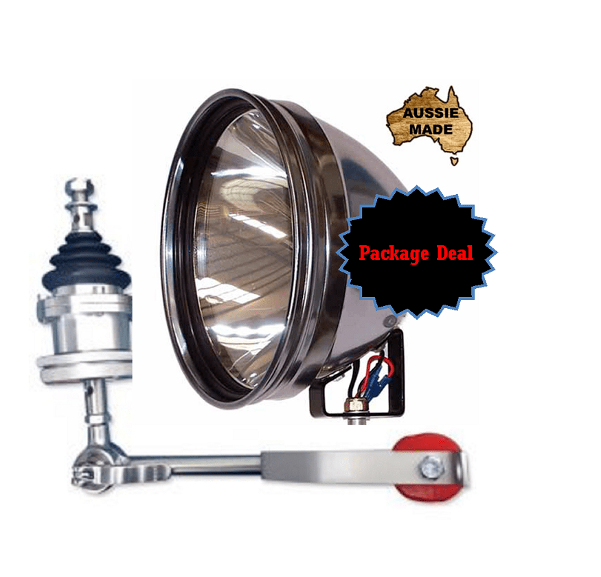 Powa Beam 70w PRO9 HID Hunting Spotlight with Roof Mount Plus Remote