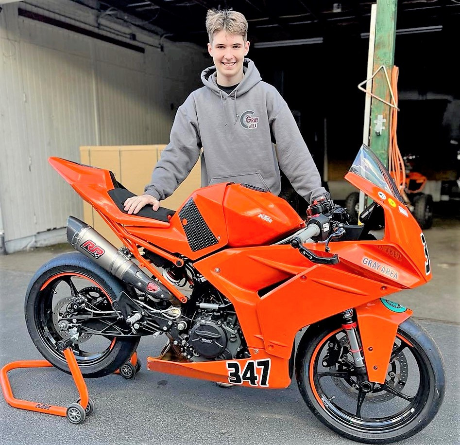 MotoAmerica Rossi Moor Racing KTM RC 390 R In Junior Cup Roadracing