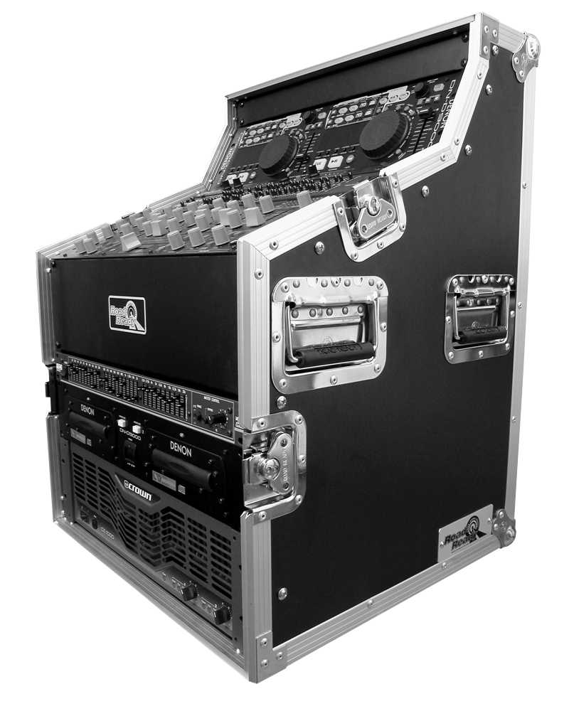 DUAL CD, CONTROL & 19″ MIXER, DJ WORK STATION, TOP RACK 3U, MID 7U