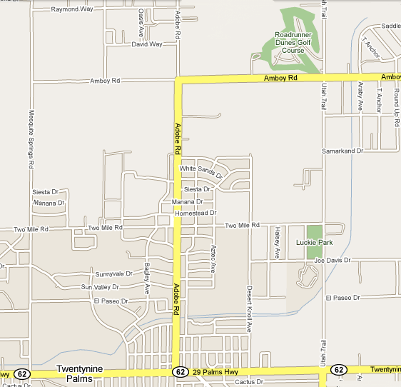 Twentynine Palms Golf Course