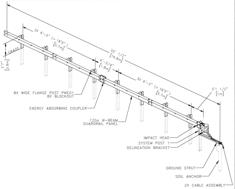 MAXTension™ Guardrail Terminal System (MAX™) MASH16 Roadside Safety